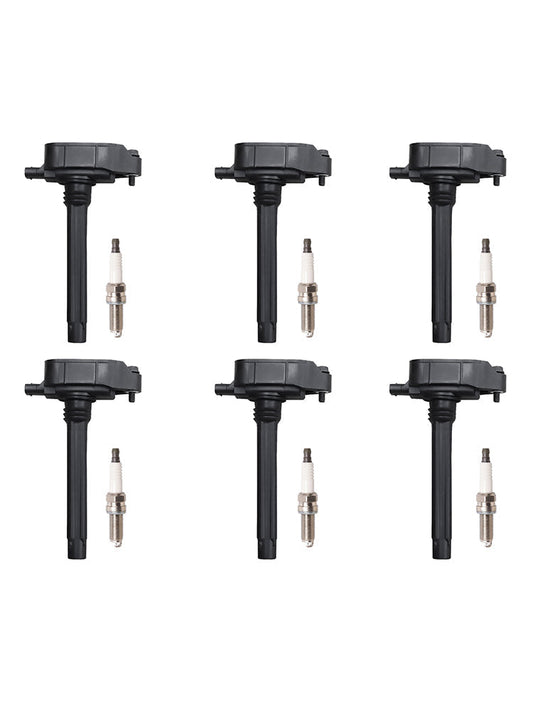 Bobine d'allumage et bougie d'allumage UF807 0221504040 pour Dodge Durango 3,6 L 2016-2021 (6 pièces)