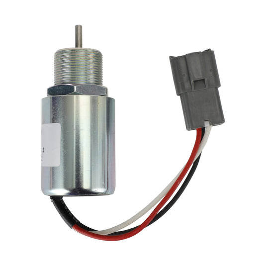 Solénoïde de coupure de carburant 12 V pour moteurs Mitsubishi L3E, S3L et S4L - Référence SA-3725