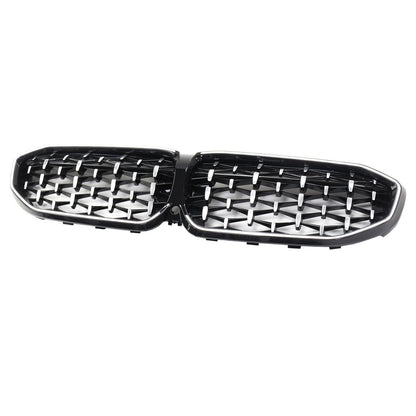 2019-2022 Chorme Diamond Kidney Grille Grill 51138072085 Fit BMW 3 Series G20