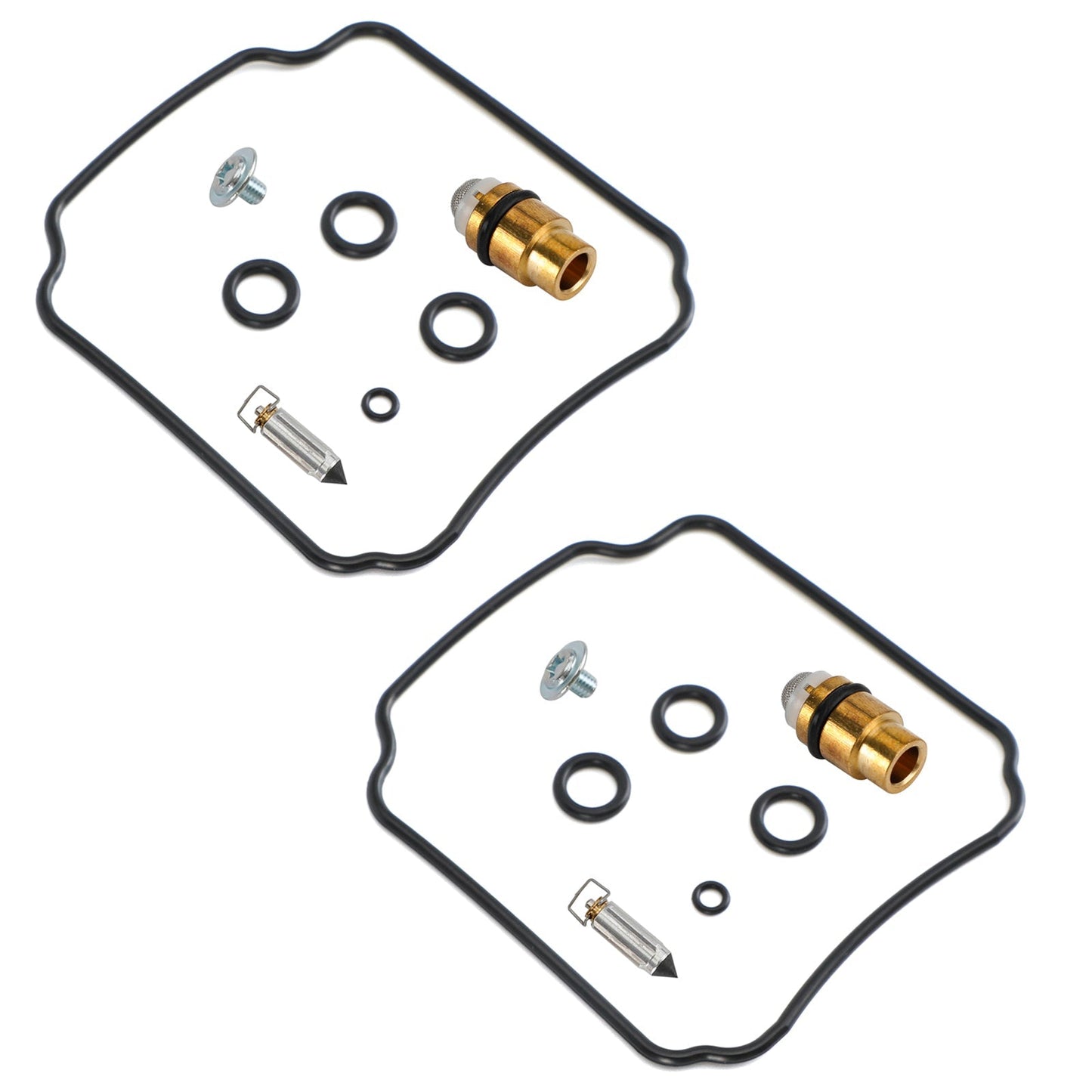 Kit de reparación y reconstrucción de carburador de 2 piezas para Yamaha FZR400(1WG)R/RR (versión 1988-1990)