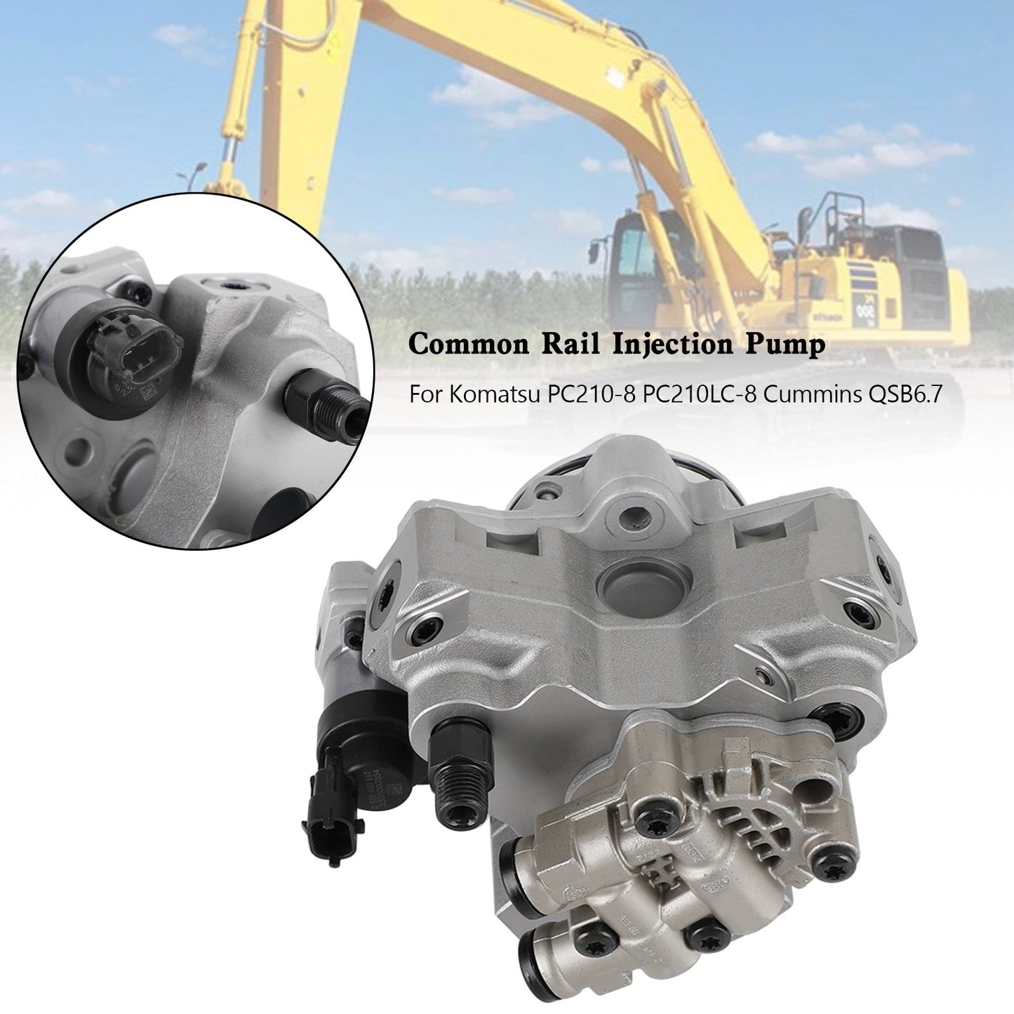 Pompe d'injection de carburant haute pression Bosch Cummins QSB6.7 Komatsu PC210-8 PC210LC-8 0445020122 CP3 525660