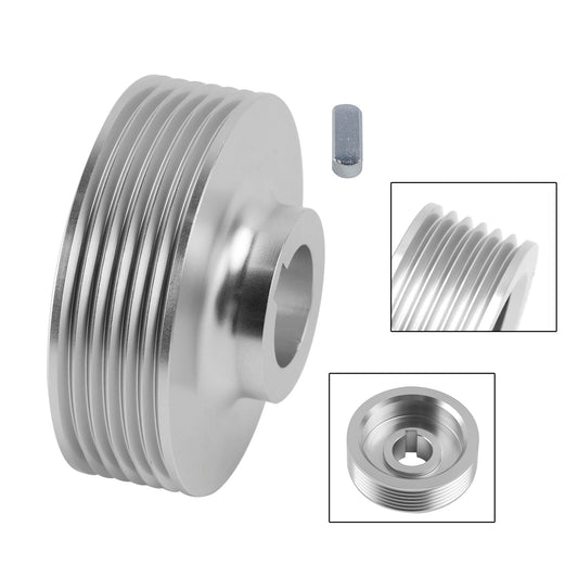 Polea 22-560/580 con chaveta. Diámetro exterior: 56 mm. Diámetro interior: 17 mm.