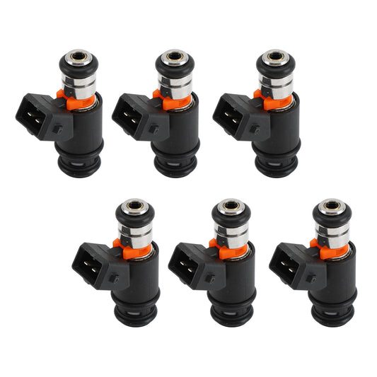 6PCS Fuel Injectors 021906031D Fit VW Golf Jetta 1999-2002 EuroVAN 97 99-00 2.8L