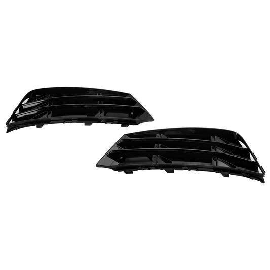 2016-2018 2PCS Front Fog Light Grill Lower Bumper Grille Fit AUDI A4 B9