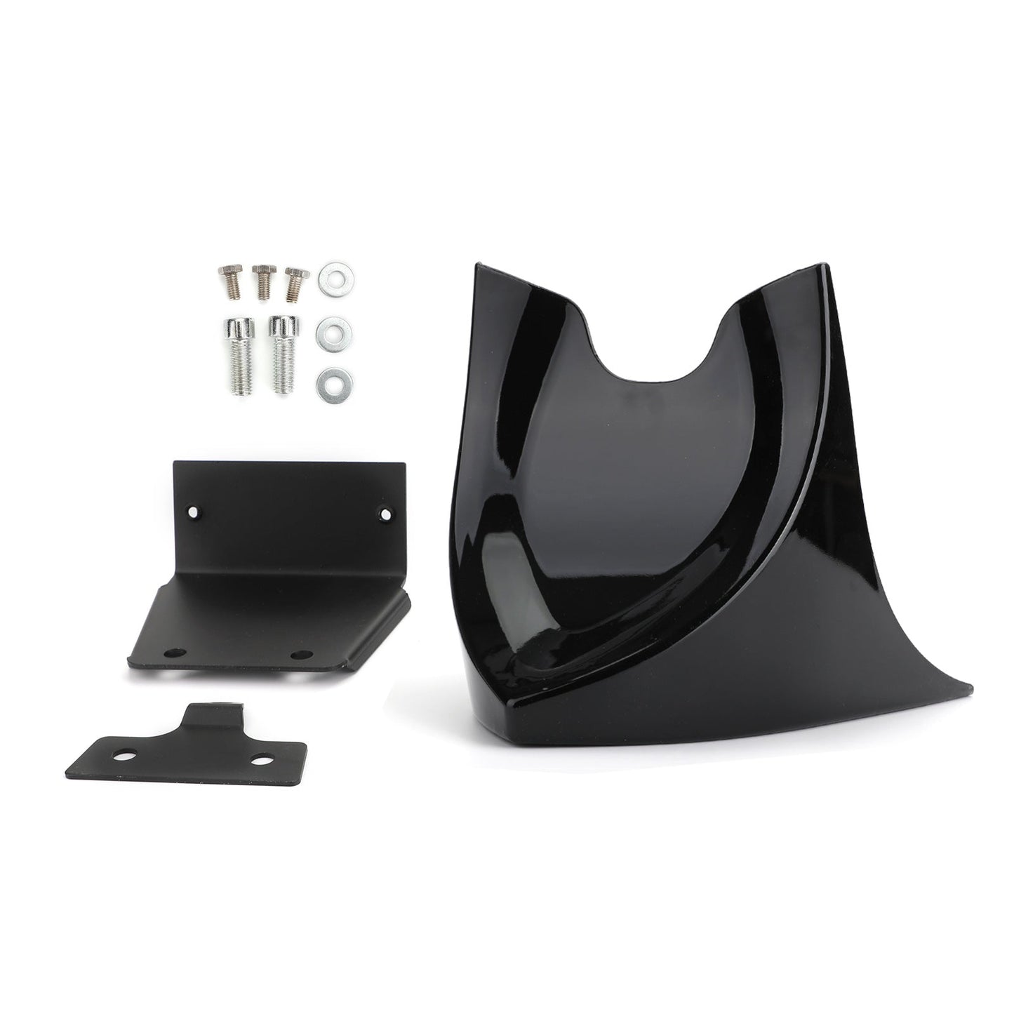 04-19 Sportster XL883 XL1200 48 72 Becquet de menton avant Carénage de barrage d'air MBlack