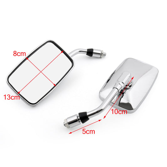 Pair Motorcycle Rearview Mirror For Honda VT1100 Shadow NV600 VT250 Shadow 400