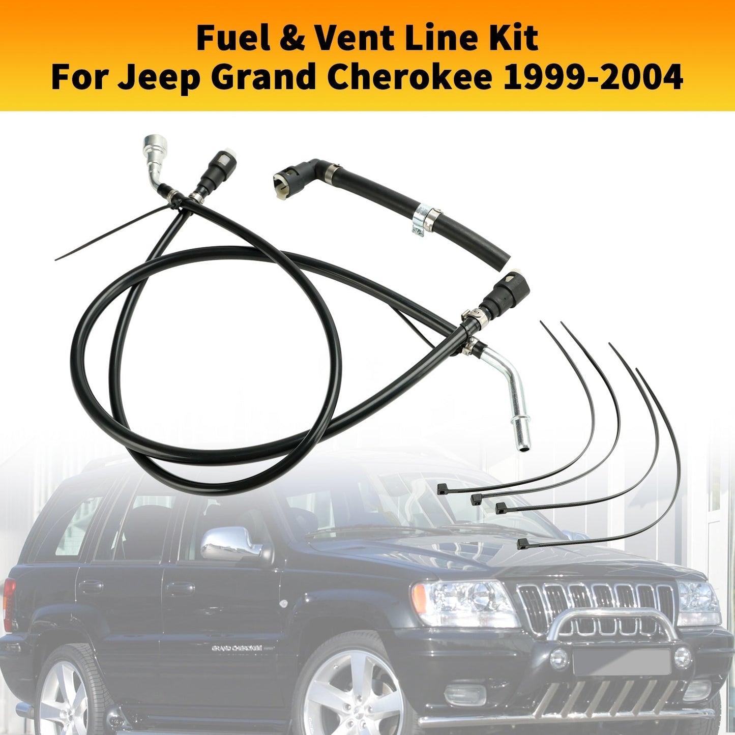 Jeep Grand Cherokee 1999-2004 : ensemble de conduites de carburant de pompe à filtre FL-FG0918 68202490A