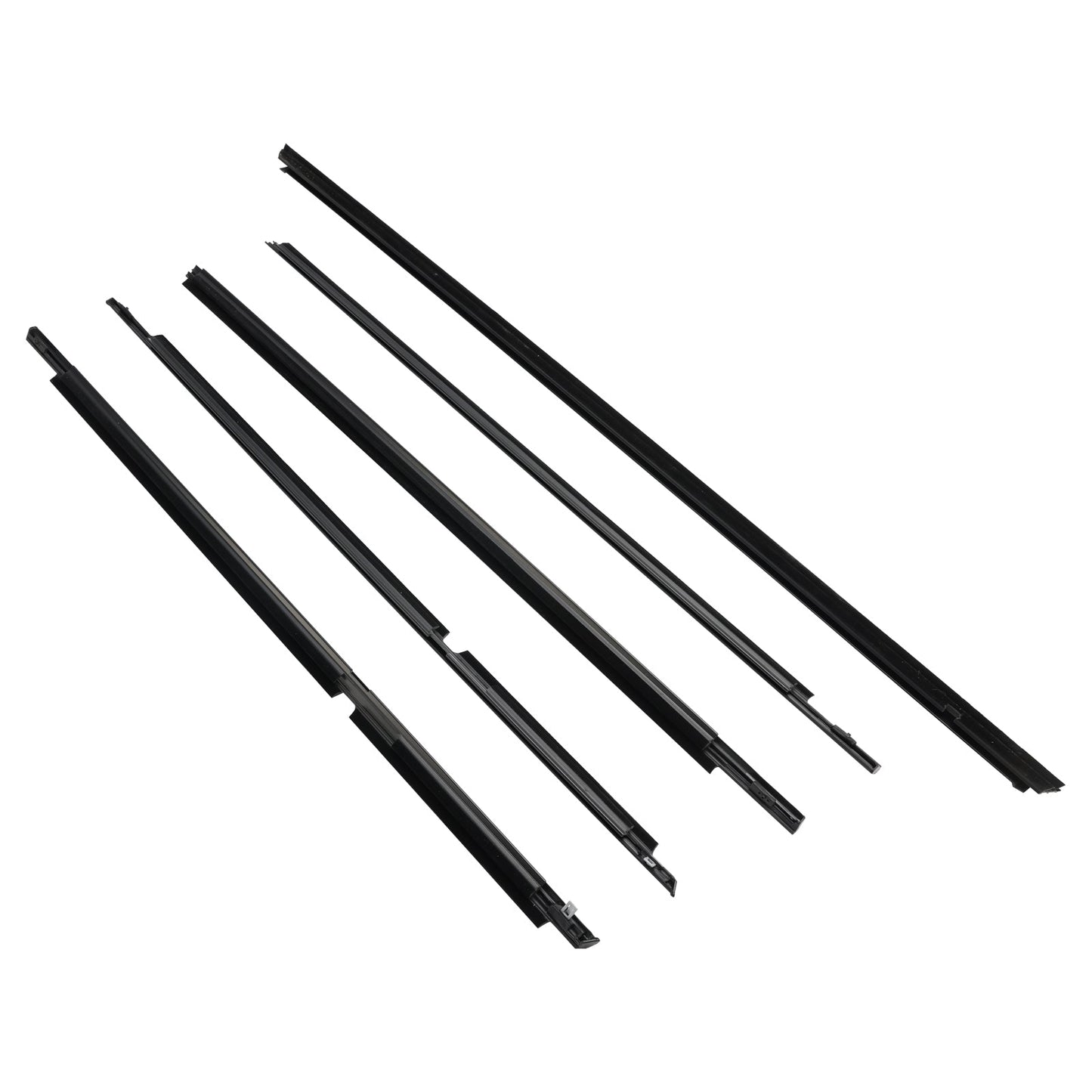 2003-2009 Toyota 4Runner 5Pcs Door Belt Molding Weatherstrips 68161-35060 68163-35030