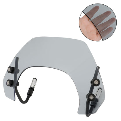 Short Motorcycle Windshield WindScreen fit for Vespa Sprint 150 2016-2021