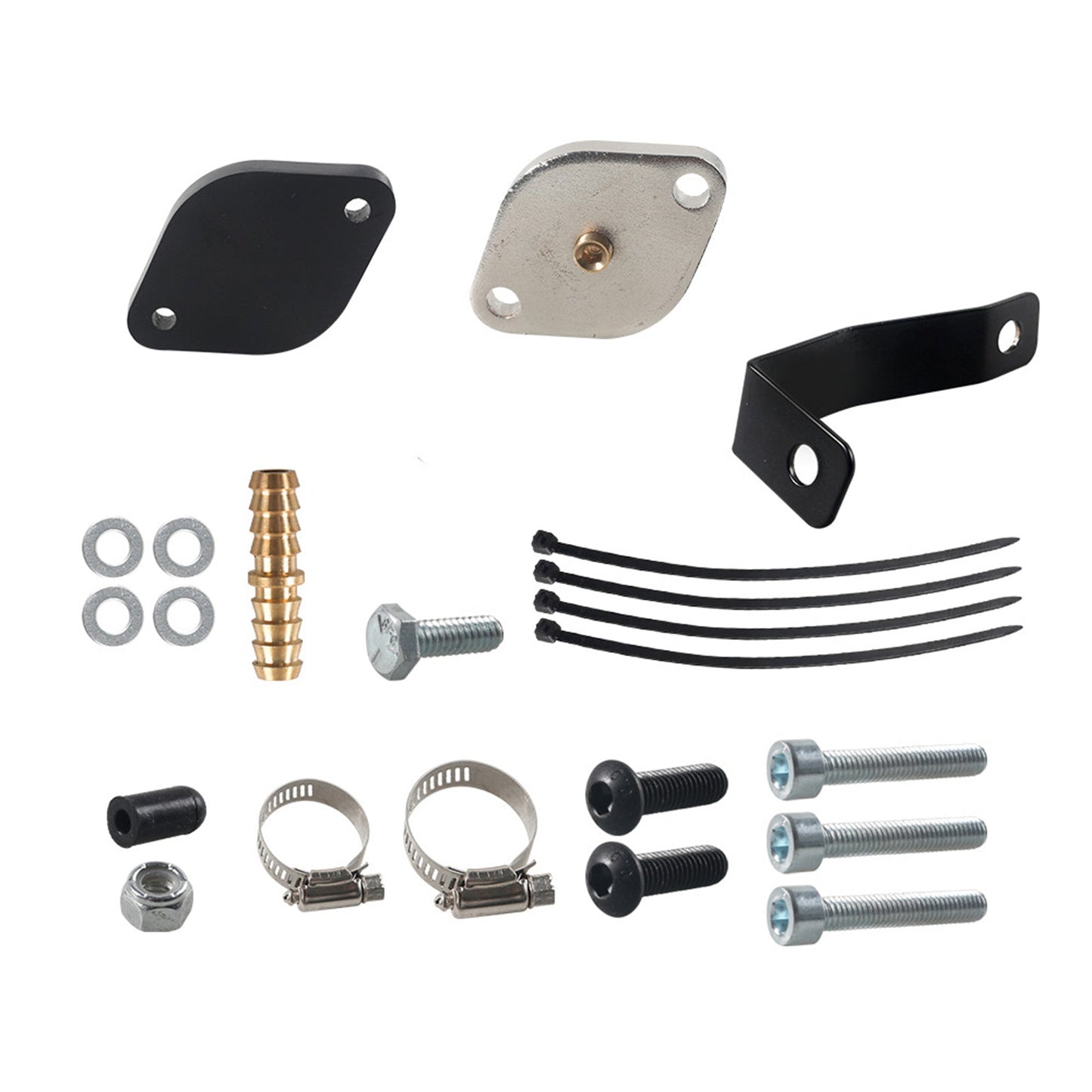 2011-2023 Ford F250 F350 F450 6.7L Powerstroke Diesel GR Delete Kit w/Radiating Pipe