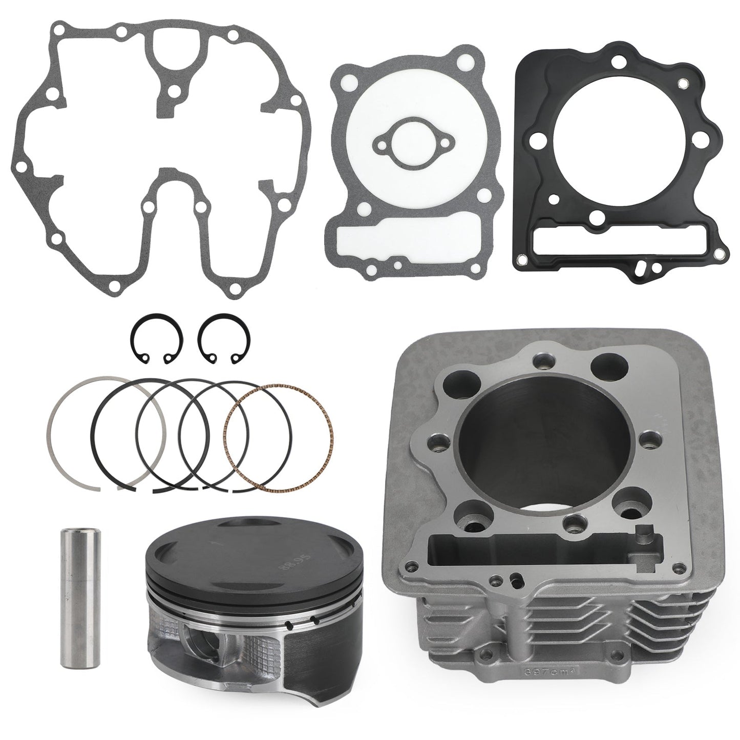 Kit de reconstruction de cylindre haut de gamme pour Honda TRX400X 440 cc, 89 mm, gros alésage, 1999-2014