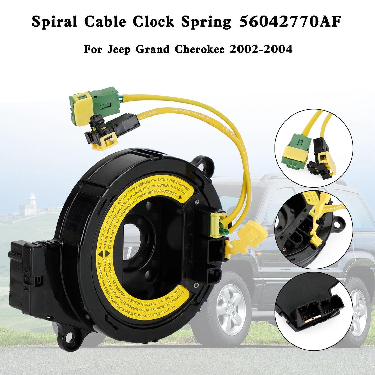 2002 For Jeep Grand Cherokee Sport 56042770AF Spiral Cable Clock Spring