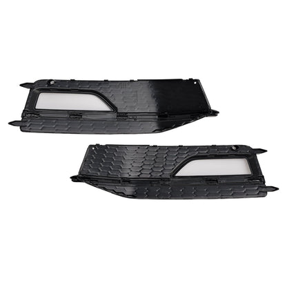 2013-2015 2PCS Bumper Fog Light Lamp Cover Grill Grille Fit Audi A4 S-line S4