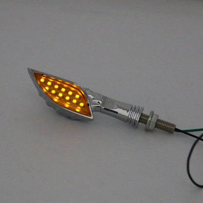 Universal Motorcycle Skeleton Hand LED Turn Signals Blinker Indicator Assosary