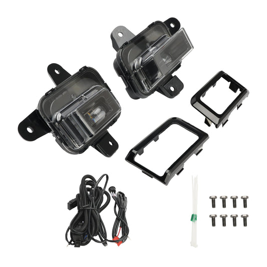 Feu antibrouillard LED pour pare-chocs avant GMC Sierra 1500 2022-2024 + couvercle + faisceau de câbles 84550846 84550845