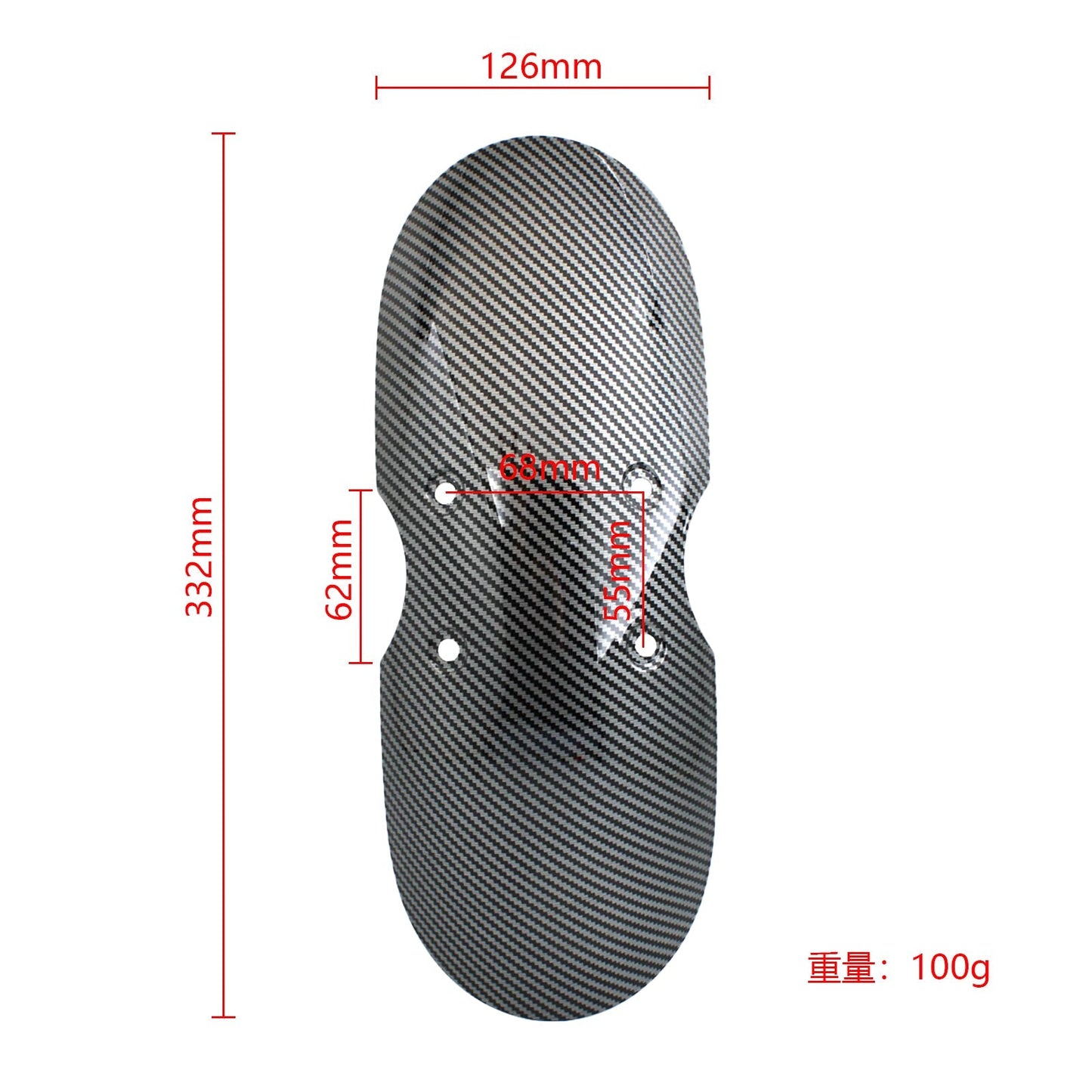 Guardabarros delantero para Bonneville T100 Scrambler Thruxton 2001-2016