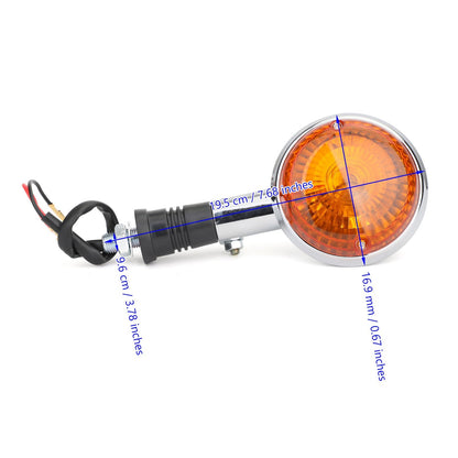 Turn Indicator Signal Fit For Yamaha XV750 VIRAGO 86-98 XV1100 89-99 XV250 94-12 Amber Assosary