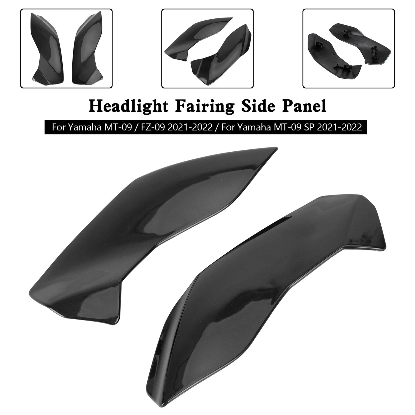 Headlight Fairing Side Panel For For Yamaha MT-09 FZ09 MT-09 SP 2021-2022