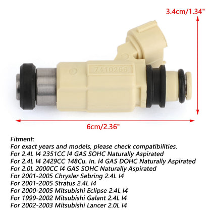 F410261 MR507252 842-12299 1PCS Fuel Injectors for Mitsubishi Eclipse Lancer Chrysler CDH-240 842-12299 Assosary