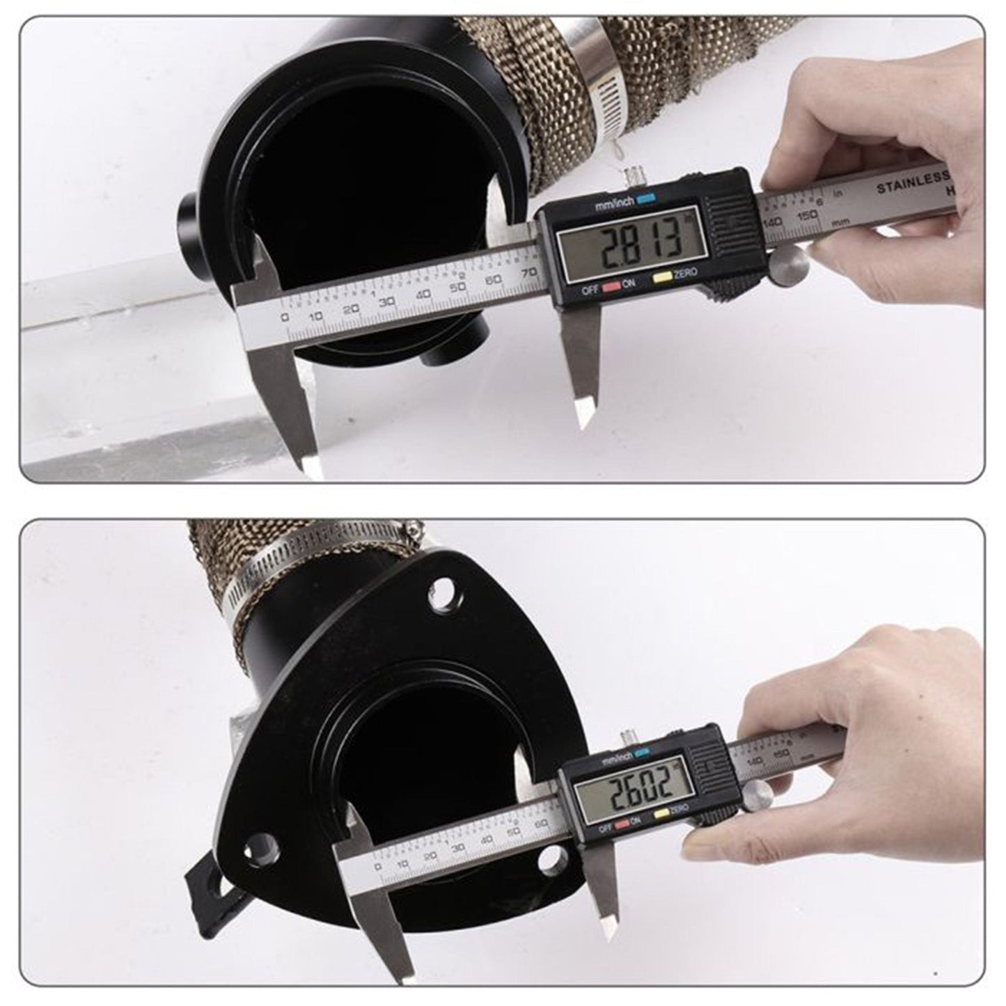 Tuyau d'échappement Duramax Turbo 3" noir pour Sierra GMC 2500 HD 6,6 L 2011-2014