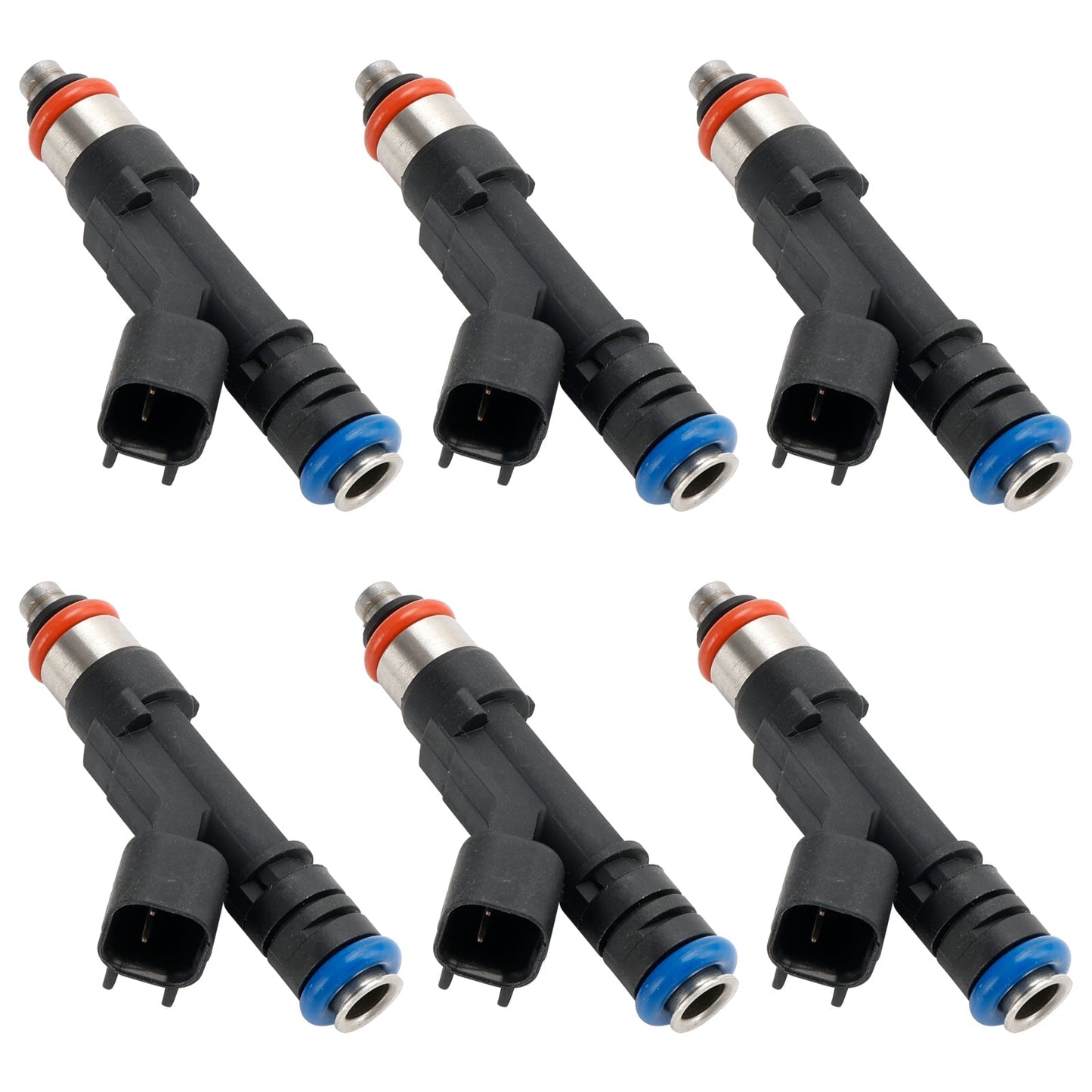 Inyector de combustible 0280158119 812-11131 para Dodge Grand Caravan (2008-2010, 3,3 l, 3,8 l, 6 unidades)