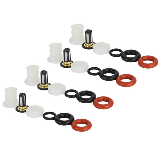 2006-2011 Civic/ 2005-2011 CR-V/ 2003-2007 Accord/ 2003-2011 Element 4PCS Fuel Injectors Repair Kit Filters O-Rings FJ484 16450RAAA01