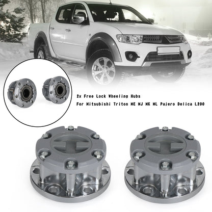 1986-2004 Mitsubishi Triton ME MJ MK ML 2x Free Lock Wheeling Hubs WS2MLX