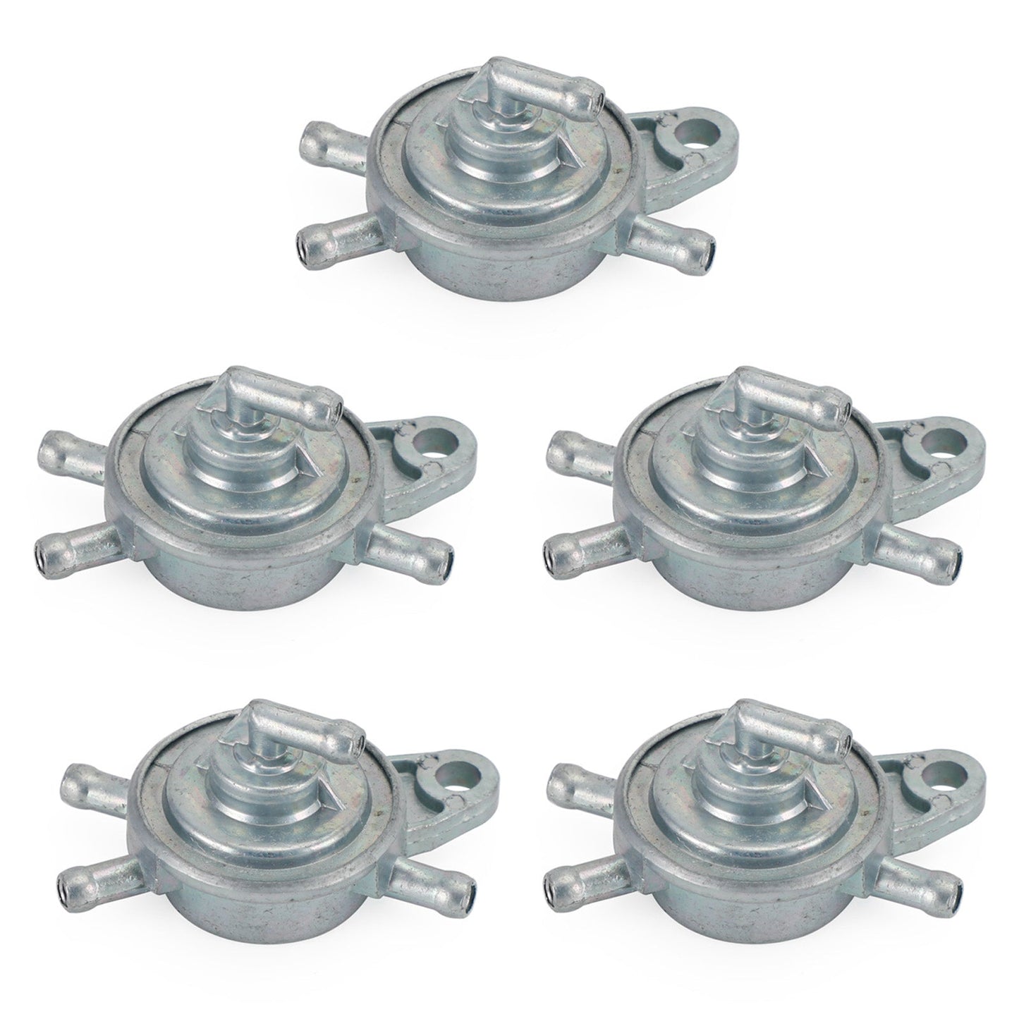 5 grifos de combustible de vacío de 4 puertos para GY6, 50 cc, 125 cc, 150 cc, scooter, ciclomotor, kart, etc.