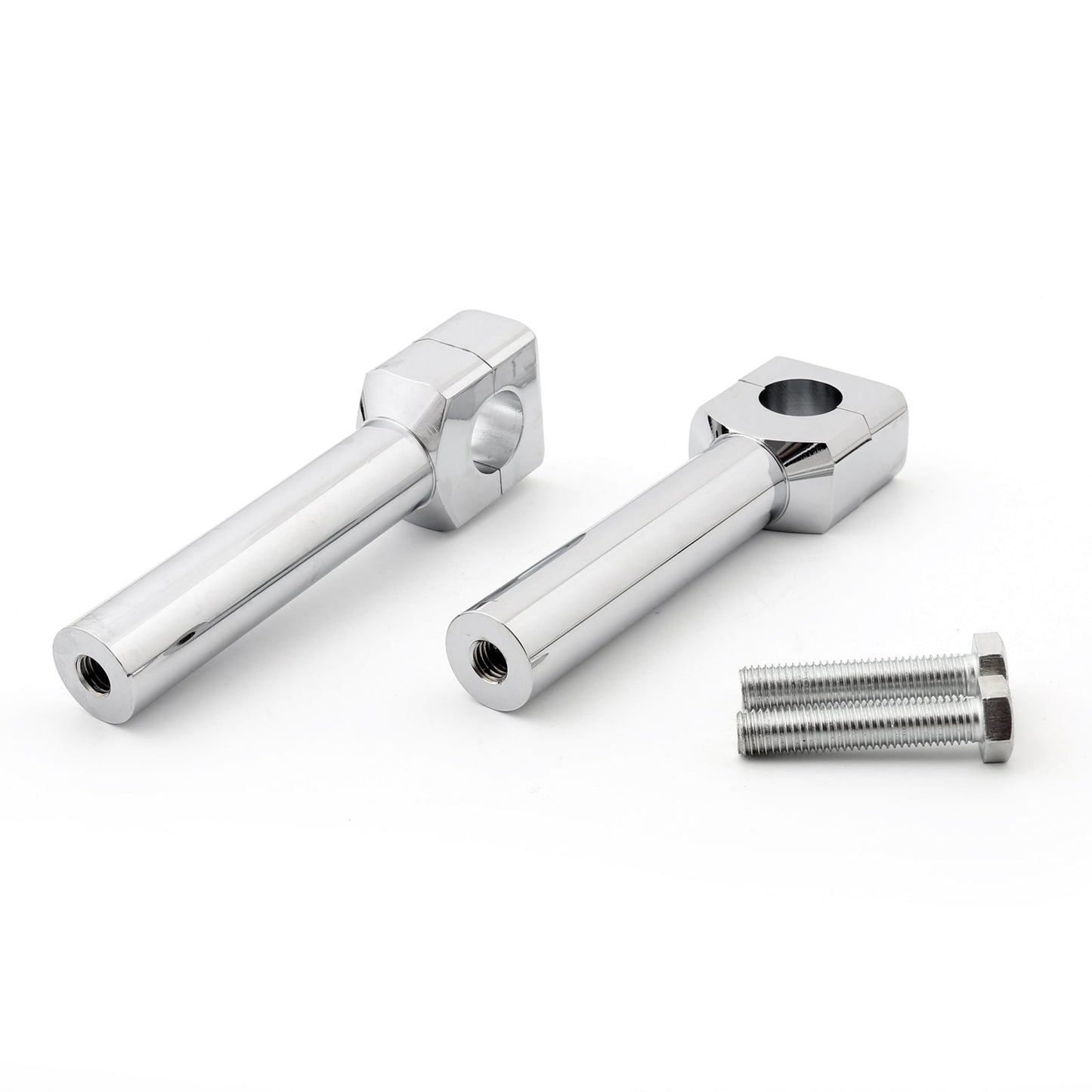 Elevador de manillar de motocicleta de 6" compatible con manillar de 1" cromado