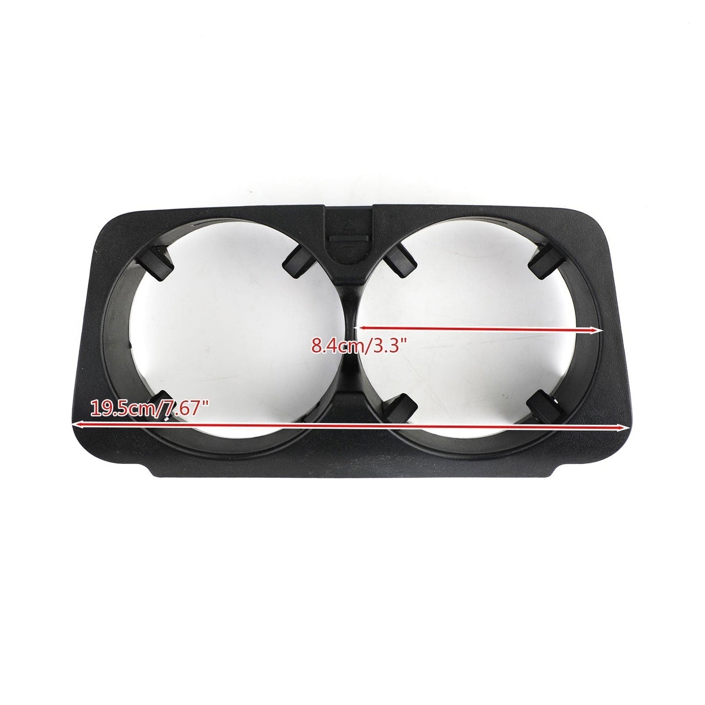 Inserto de consola central delantera negra para Mercedes-Benz C200 W205/C205 2018 (portavasos, 2056800691)