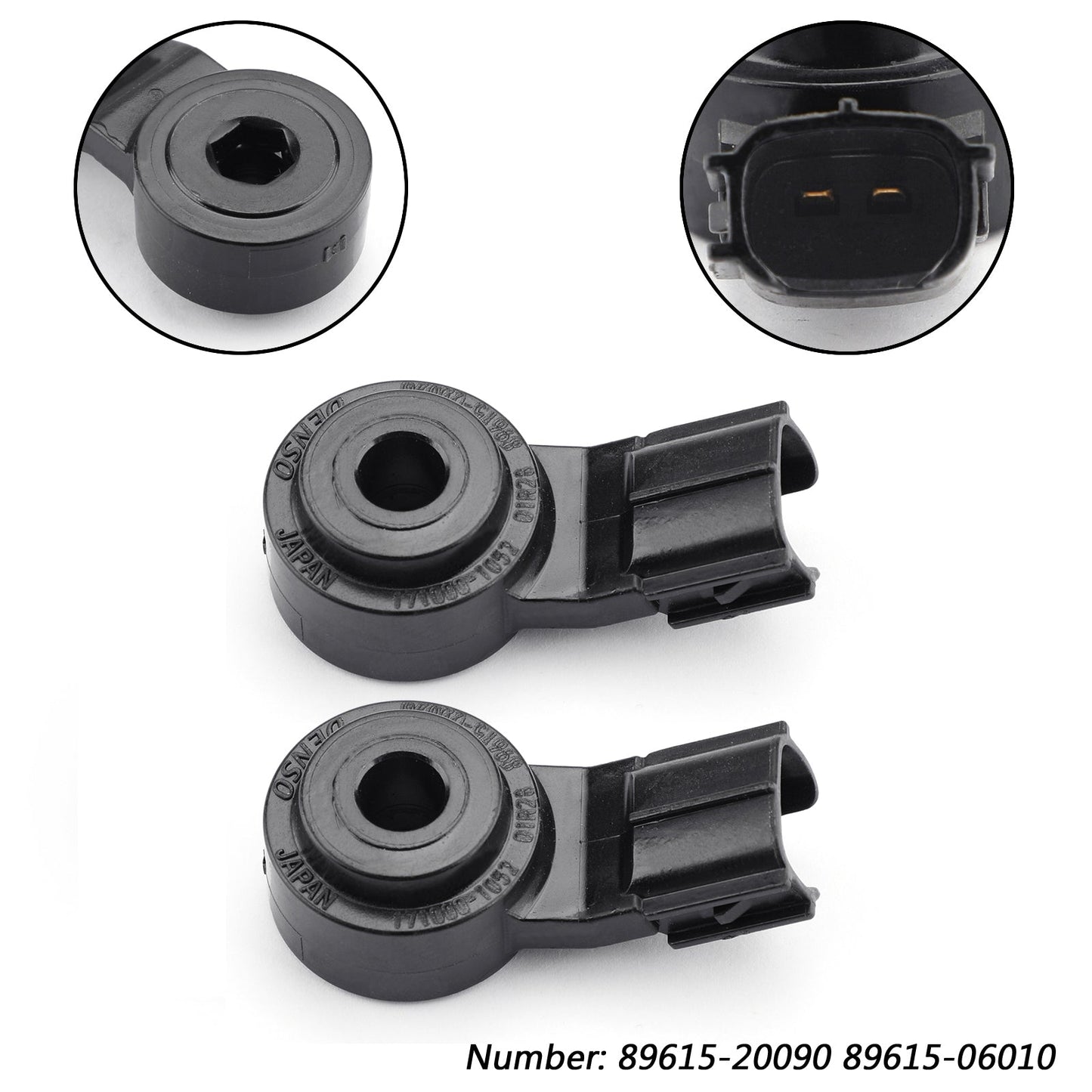 2 sensores de detonación del motor para Toyota Corolla, Camry, Sienna, Lexus y Scion (2004-2012)