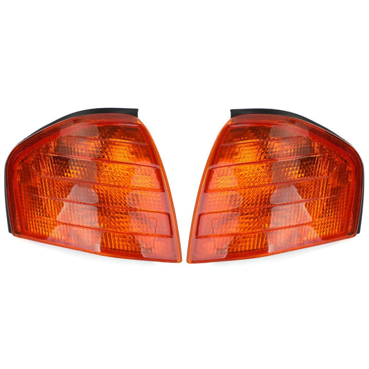 Left/Right Corner Lights Turn Signal Lamps For Benz C Class W202 1994-2000