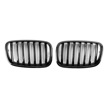 BMW 2008-2011 X6 Hybrid E72 51137157687 51137305589 Front Bumper Kidney Grille Grill Gloss Black