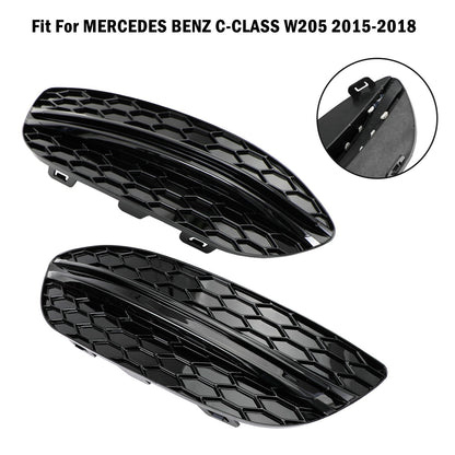 Mercedes Benz 2015-2018 C-Class W205 Base Sedan 14475205 2PCS Front Fog Light Cover