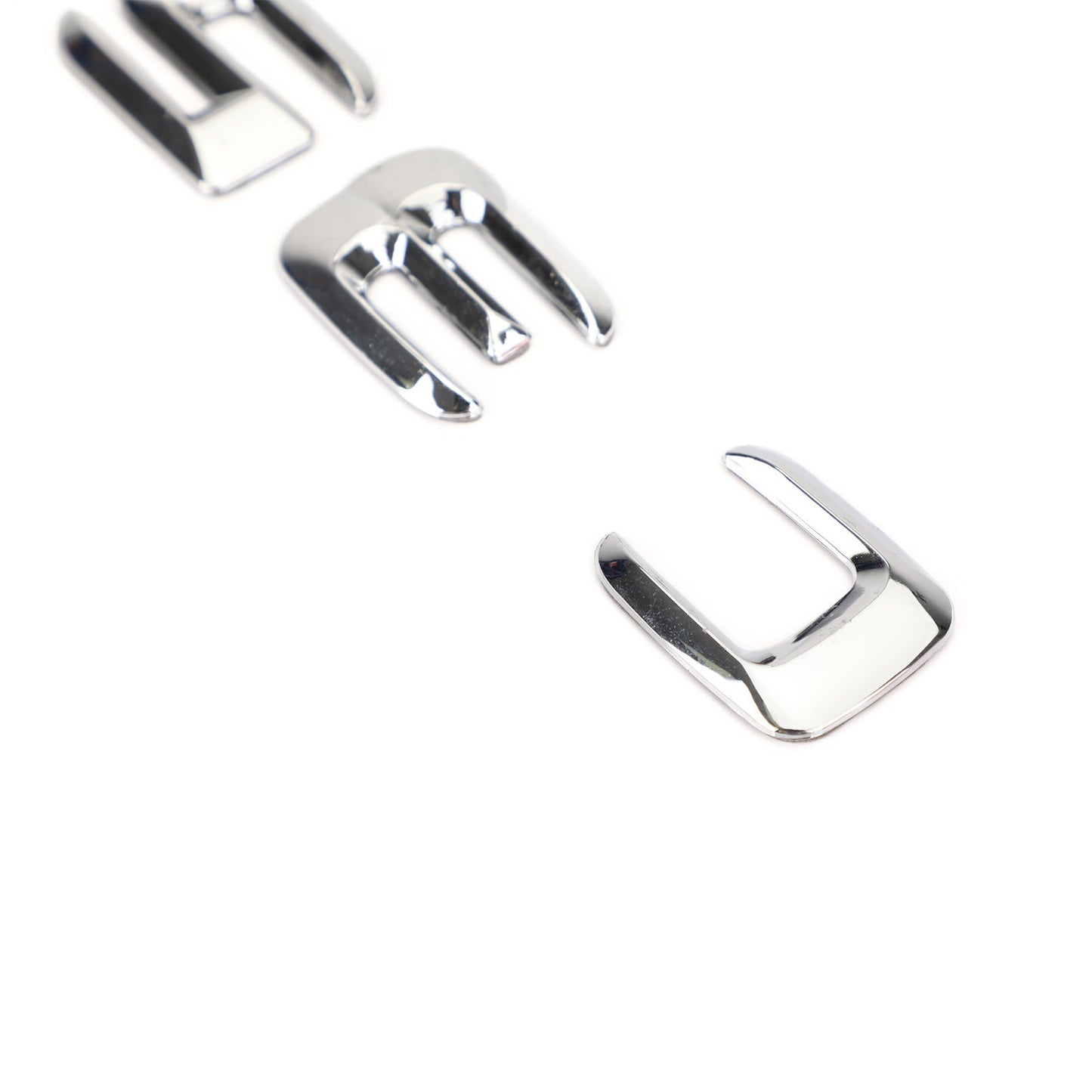 Rear Trunk Emblem Badge Nameplate Decal Letters Numbers Fit Mercedes C350 Chrome
