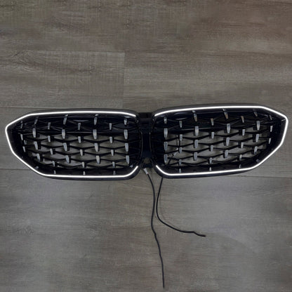 2019-2022 Glossy Black Kidney Grille Grill 51138072085 Fit BMW 3 Series G20