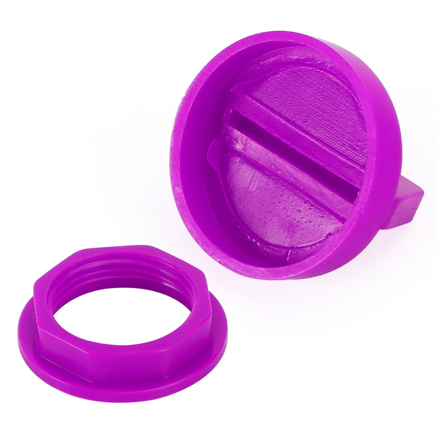 2 cubiertas de llave de encendido violeta con tuerca para Polaris RZR XP 570 800 900 1000 5433534