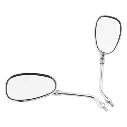 1999-2003 Yamaha XV1600AT Road Star Silverado 4NK-26280-00 Pair Black M10 Rearview Mirrors