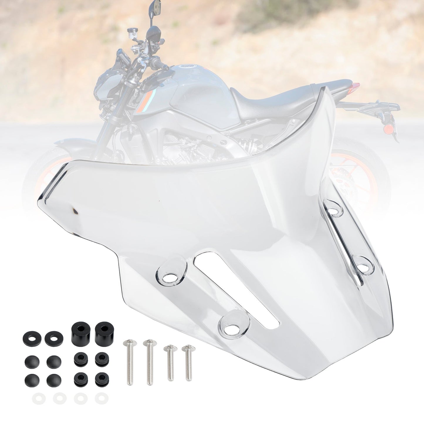 ABS Motorcycle Windshield WindScreen fit for YAMAHA MT-09 MT 09 2021-2023