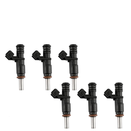 2008-2011 BMW 528i 6PCS Fuel Injectors 7531634 13537531634 1353753163
