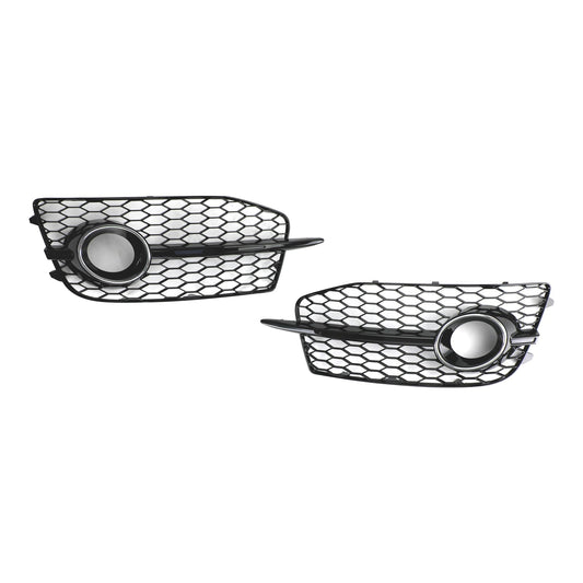 Audi 2012-2014 Q3 S-Line 8U0807682DSP9 2PCS Bumper Fog Light Grill Grille