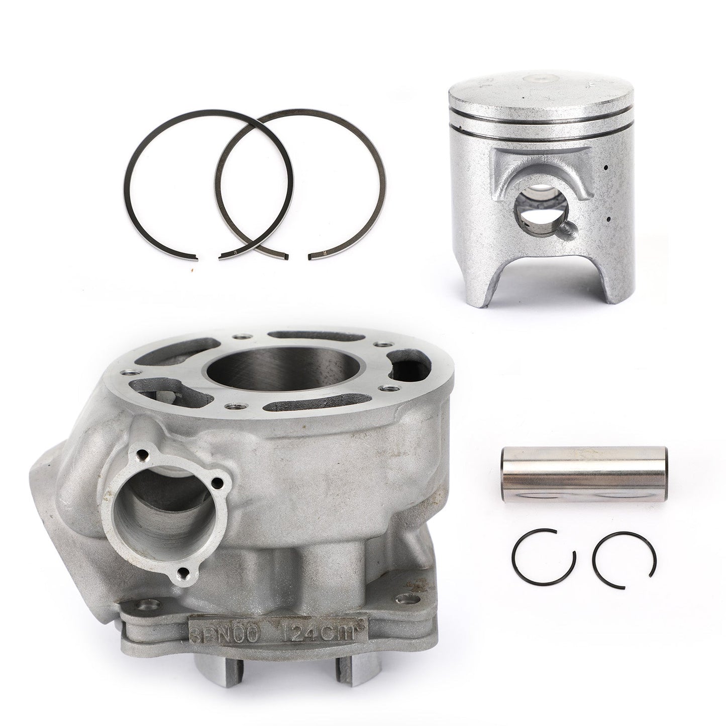 56.4mm Cylinder Jug Piston Kit For 1987-1992 Yamaha TZR 125 TZR125 2RK