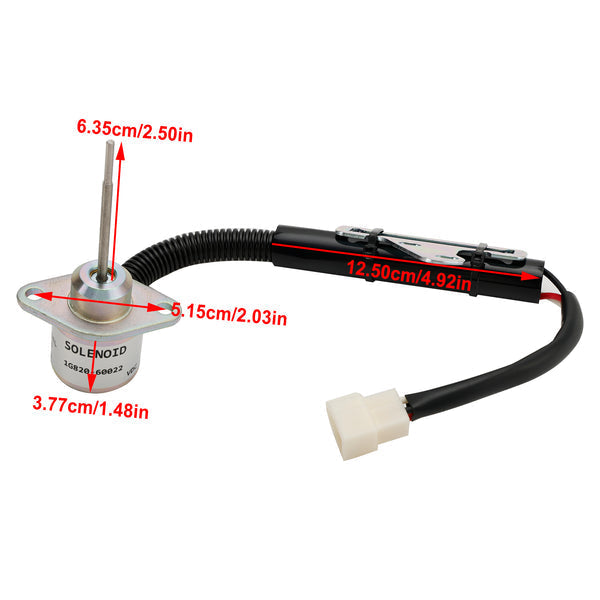 Solénoïde d'arrêt 12 V 1503ES-12A5SUC9SLC24 SA-5156-12 pour moteur Woodward
