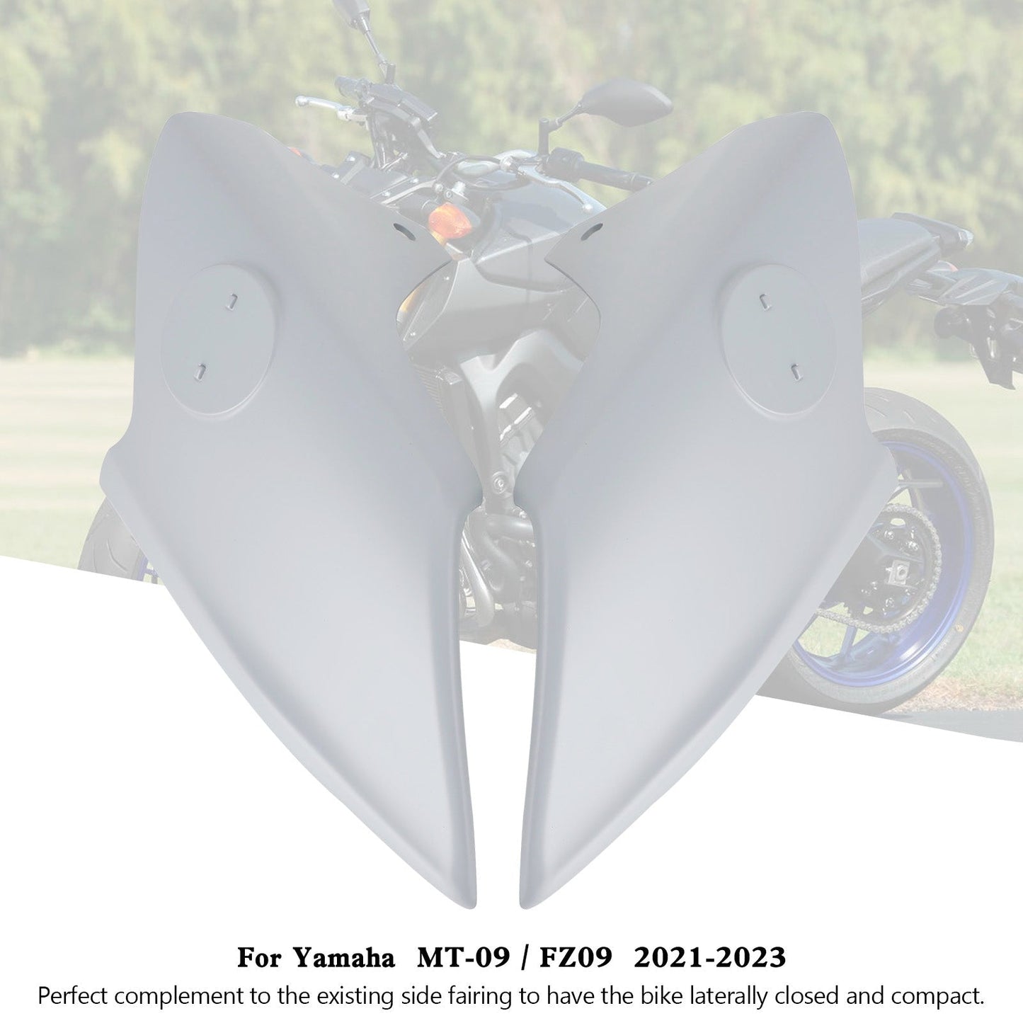 21-23 Yamaha MT-09 / FZ09 Air Intake Covers Tank Side Panel Fairing
