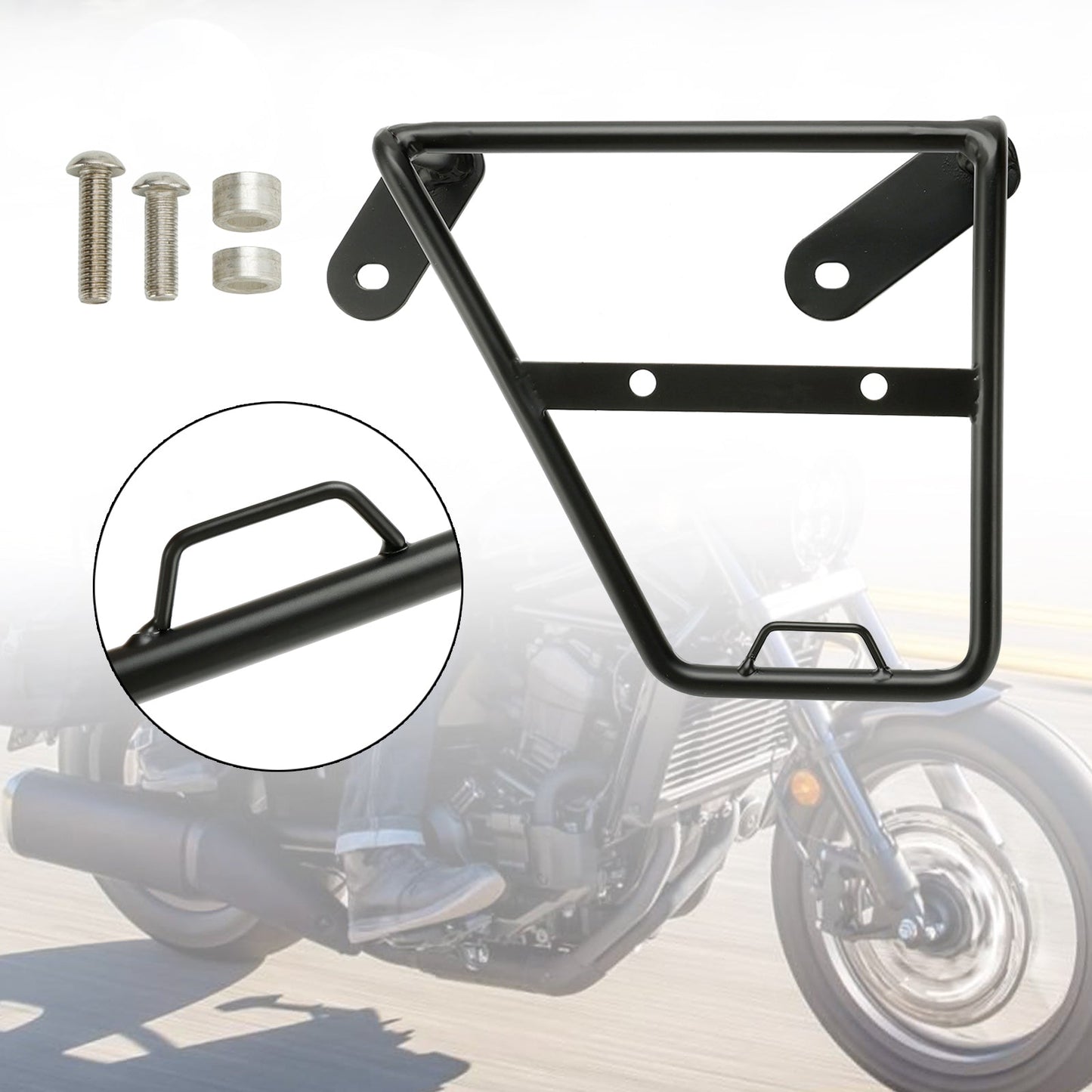 Support de fixation pour sacoche latérale noire, compatible avec Honda CMX Rebel 1100 2021-2023, droit