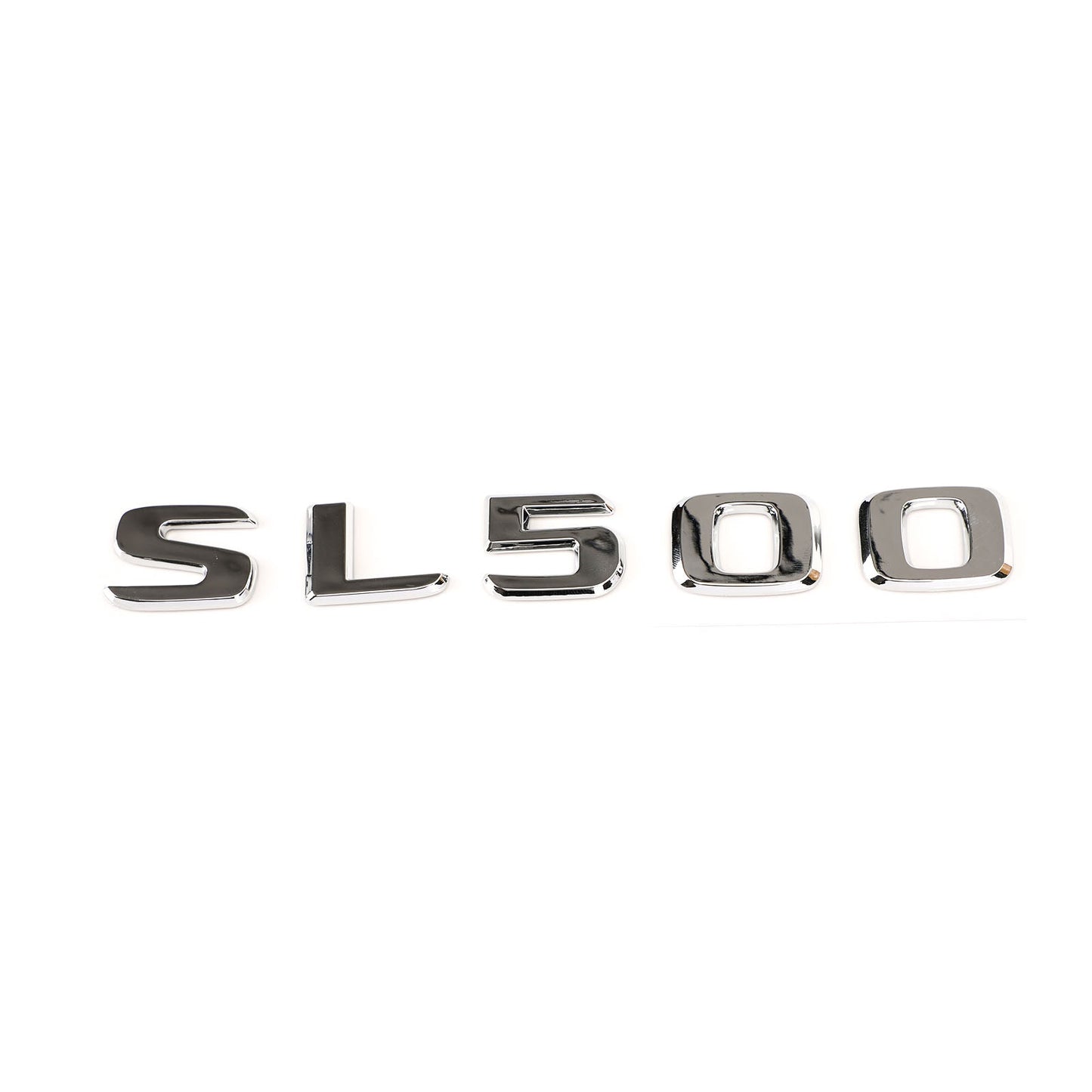 Emblème de coffre arrière chromé avec lettre SL 500 pour Mercedes R230 R231 SL SL500