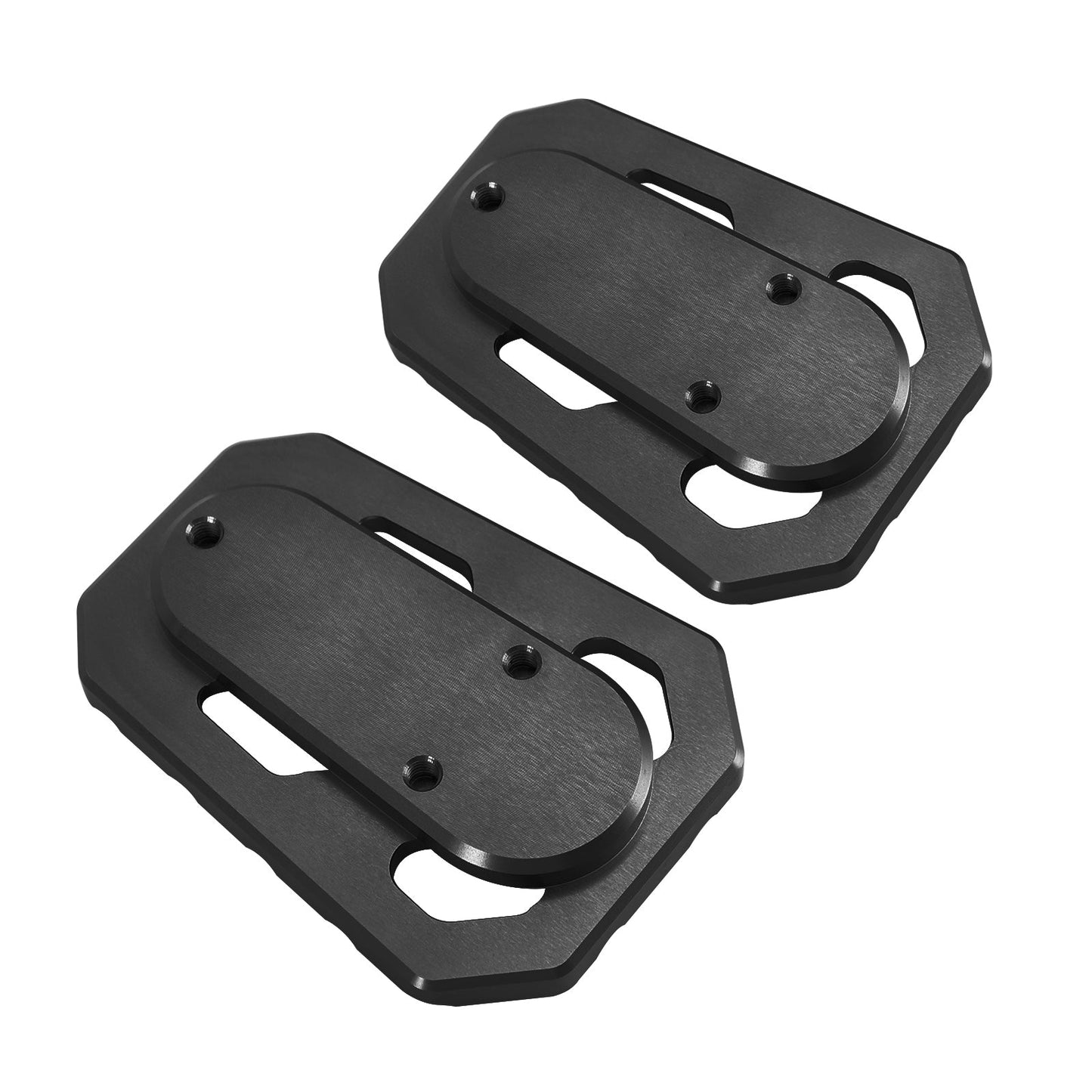 Reposapiés CNC, cubiertas para pedal de conductor, compatibles con TR Scrambler 1200 Tiger Silver