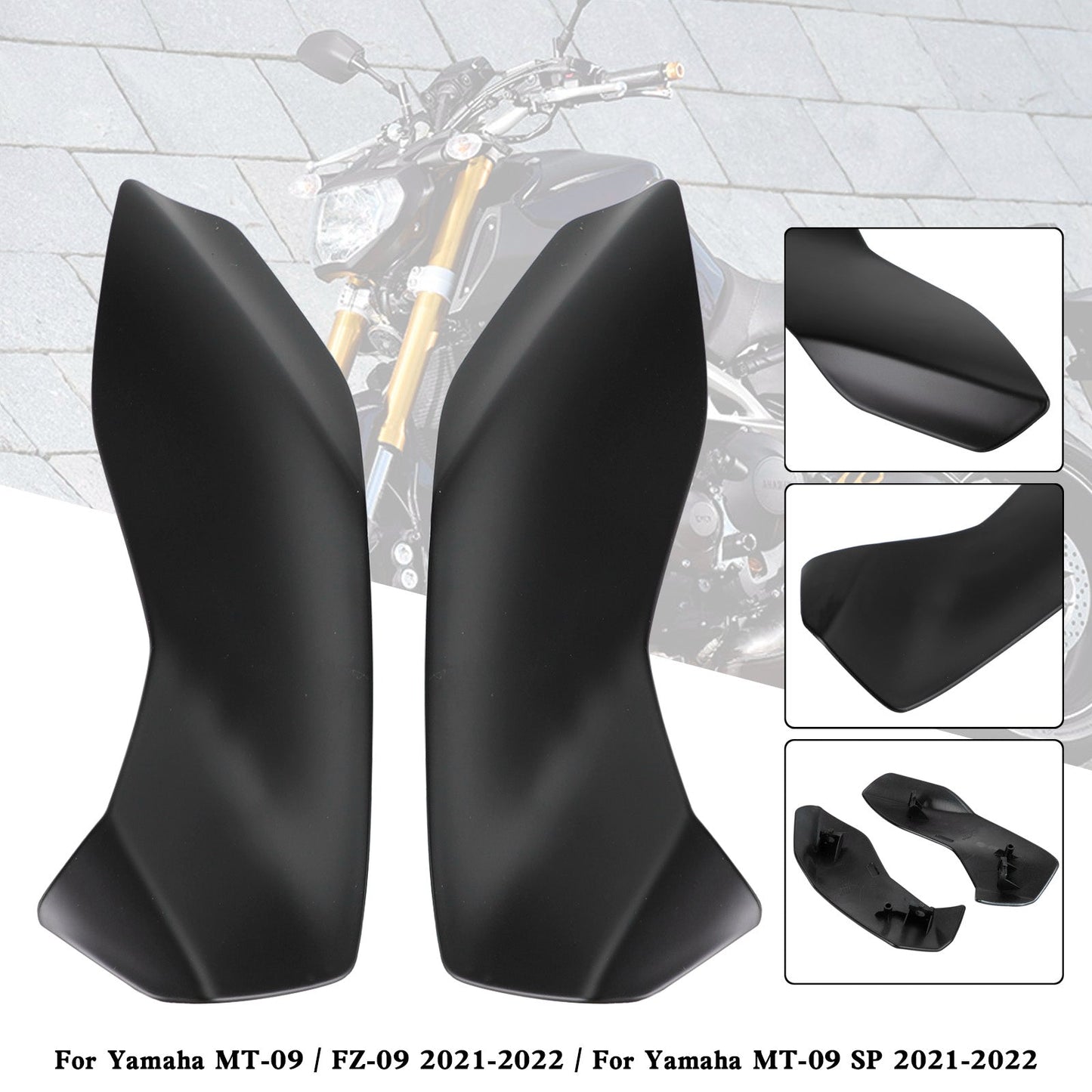 Headlight Fairing Side Panel For For Yamaha MT-09 FZ09 MT-09 SP 2021-2022