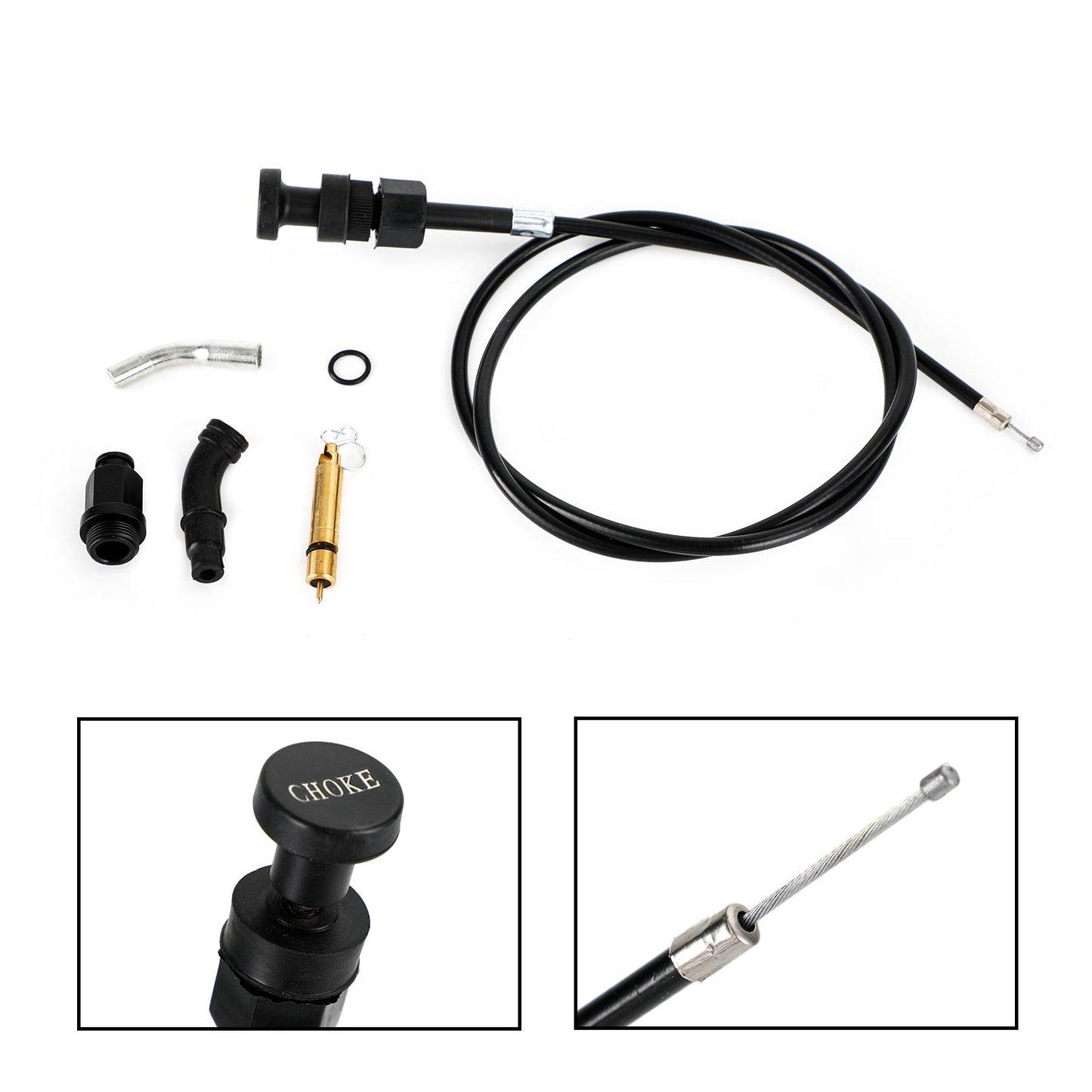 Kit de émbolo de cable de estrangulación de carburador compatible con Honda Rancher TRX350 FM TM TE 00-06