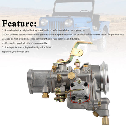1954-1955 Jeep Willys 1-Ton Sedan Delivery F Head Carburetor Carb Kit 17701.02 923808 VY7B98